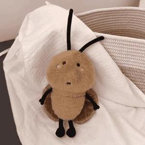 Cute Ugly Cockroach Plush Plaything Kawaii Plush Stuffed Animal Playful Lifelike Insect Prank Doll For Birthday Gift