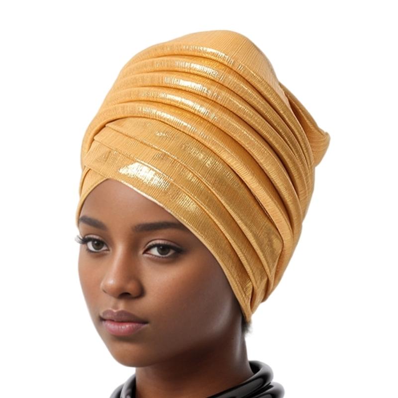

Exaggerate Turban Lifter Underneath Bonnet Hat Turban Volumiser African Headwear золотий
