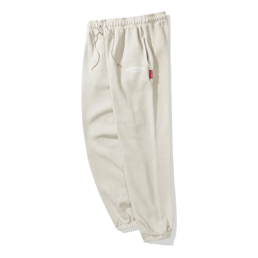 PSSHOPPER Original Pigment Washed Jogger Pants [Cream]