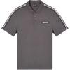 EA7 Logo Series Cotton Knit Polo Shirt With Three-Button Placket Men Tops 7M001477-AF10375-U8086
