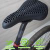 Bike Seat Cushion Cover Silicon Honeycomb Anti Slip Rainproof Ergonomic Bicycle Saddle Cover for Mountain Bikes Road Bikes Black