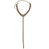 European And American Simple, Fashionable And Sexy Diamond-Encrusted Necklace Body Chain For Women, Beach Bikini Rhinestone Body Jewelry