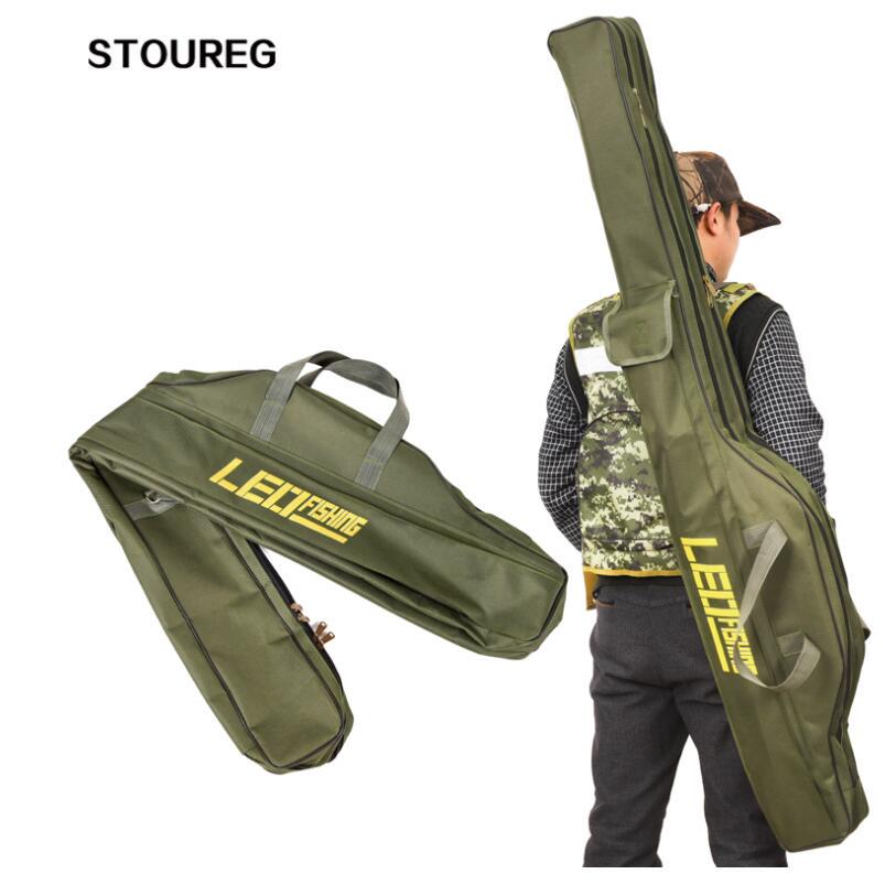 Buy Folding Fishing Bag Oxford Fishing Pole Bag Fishing Rod Reel Lure