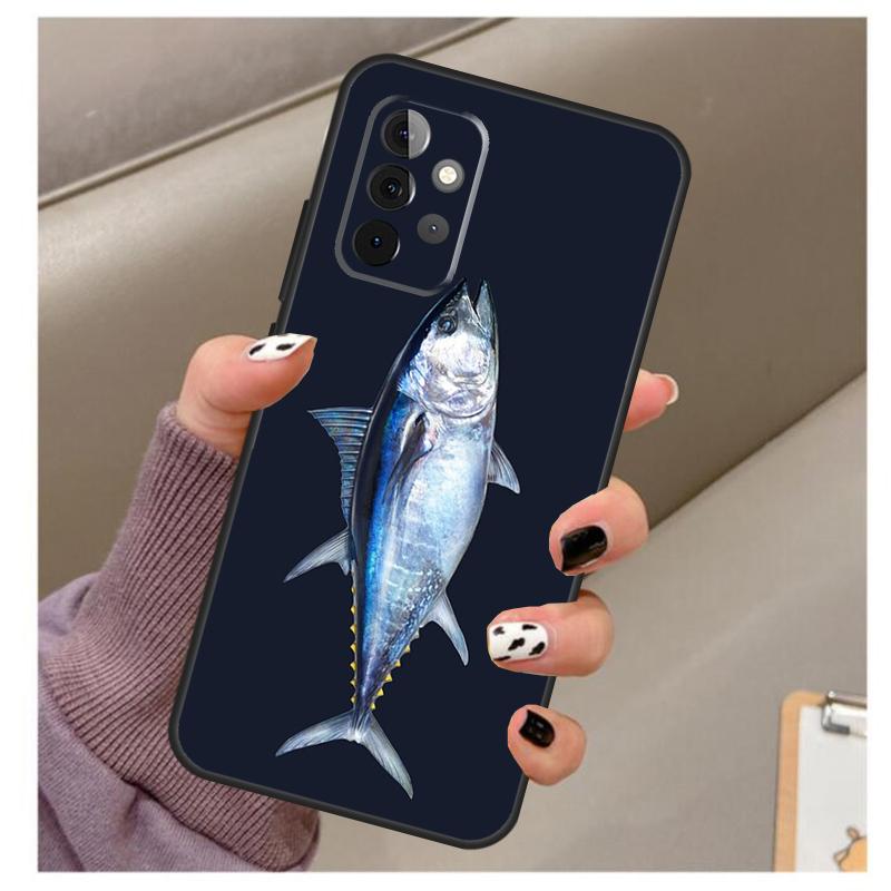 Bluefin Tuna Case For Samsung Galaxy A33 A13 A53 A34 A54 A14 A15 A16 A26 A36 A56 A12 A32 A52 A06 A35 A55