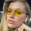 Classic Cat Eye Punk Sunglasses Women  Luxury Brand Trendy Metal Square Shield Sun Glasses Vintage Outdoor Shades For Ladies