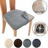 Luxurious Stretch Dining Chair Seat Covers Soft Removable Elastic Slipcovers Protector