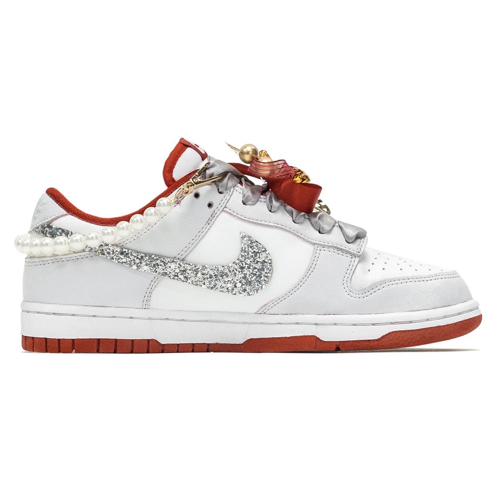 Nike Dunk Jiaoyu Tiansheng SBOX Cushioning, Wear Resistant Low top Skateboard Shoes Unisex DD1873-116 (Team1387-SBOX)