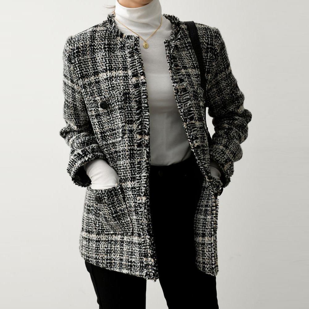 korean tweed jacket