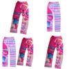 Trolls Girls Cartoon Print Long Pants With Polyester Fabric For Daily Playwear