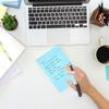 9 Pack Lined Sticky Notes 4"x6" Bright Colors Self-Stick Note Pads with Lines, 9 Colors Bulk Sticky Memo Pad for School, Office, Meeting