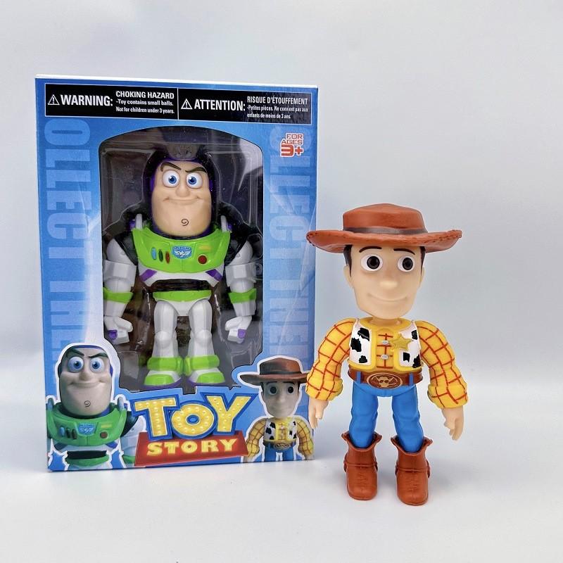 Toy Story Woody Buzz Lightyear Pvc Car Decor Collectible Figurine For Fans