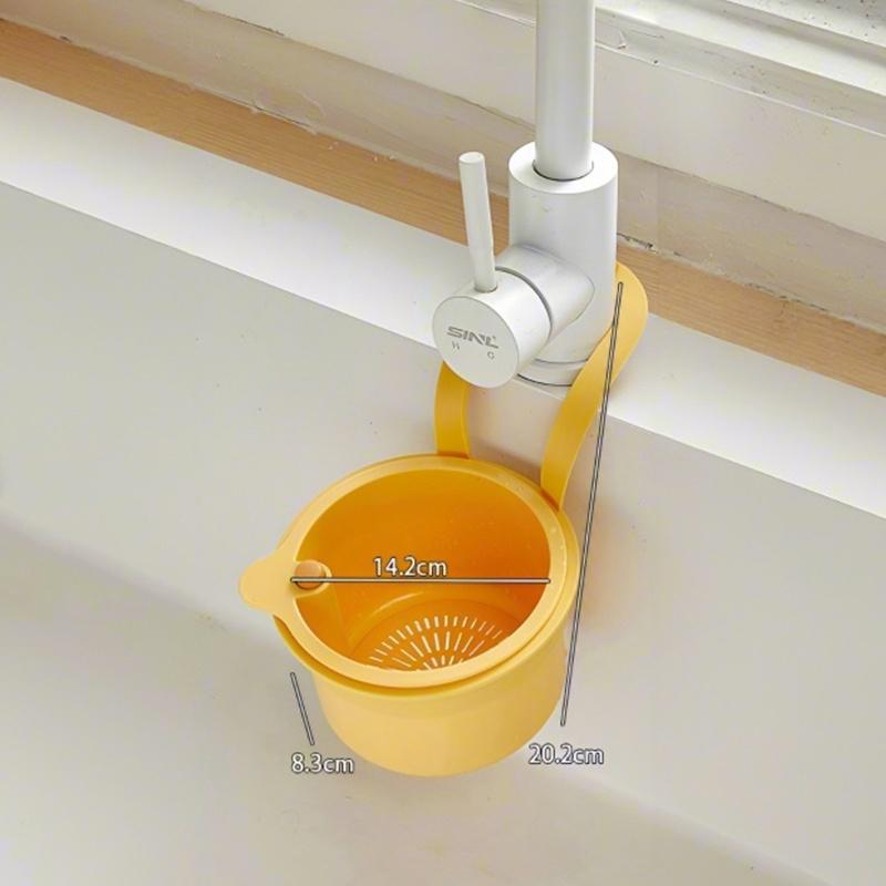 

Kitchen Drainer Dishes Sink Drain Basket Hanging Sink Basket Adjustable Sink Filter Strainer Kitchen Organizer Quickly Drainer