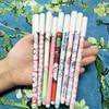 100 Pcs/Set Erasable Gel Pens Kawaii Pen Erasable Refills 0.5mm Goy Girl Student Office Writing School Gift Cute Stationery