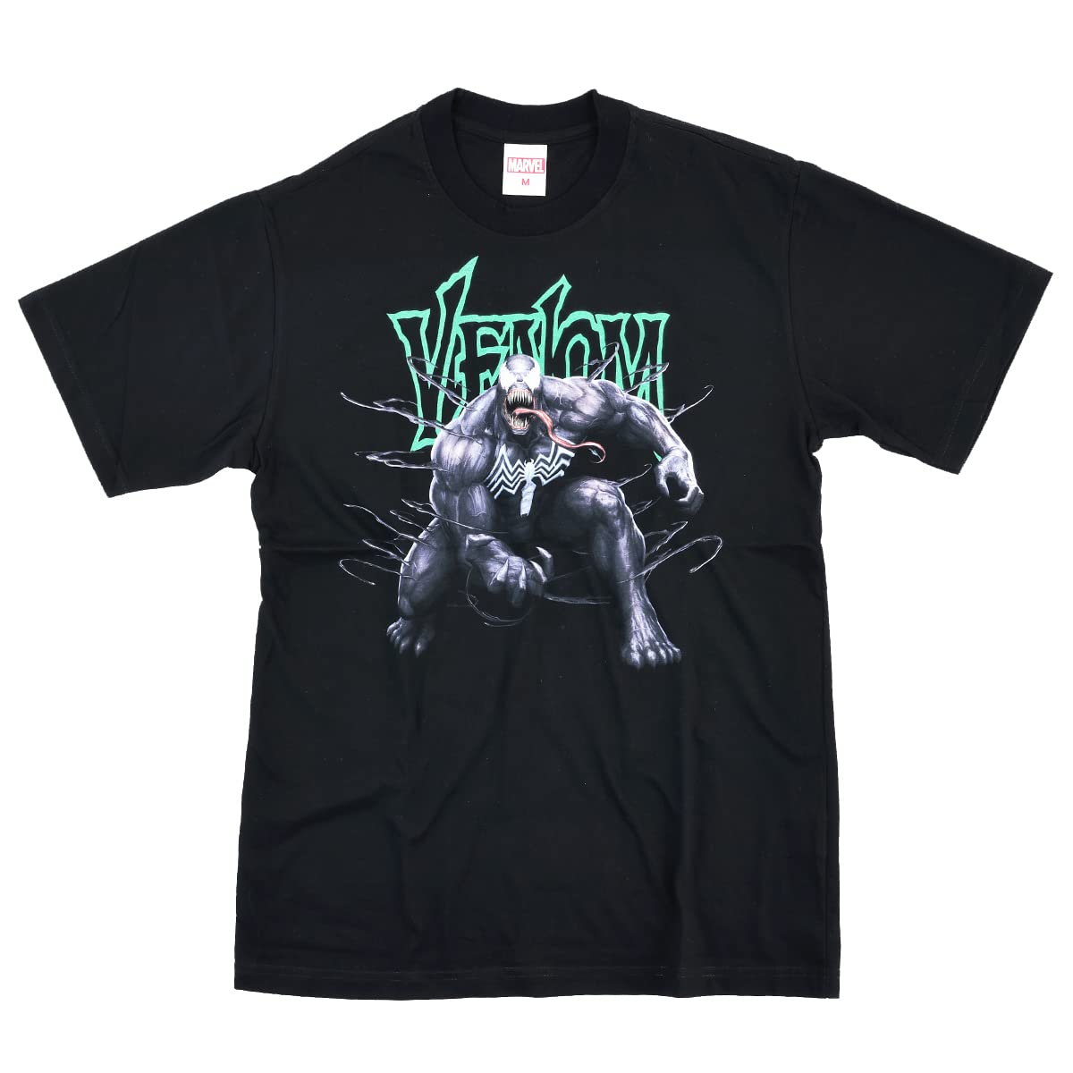 

EVERSOUL Marvel Venom Hulk Avengers Short Sleeve T-Shirt, Men s Black, Size M [Parallel Import]
