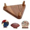 Desktop Decorative Sports Ball Storage Racks Wood Ball Display Holder  Footballs