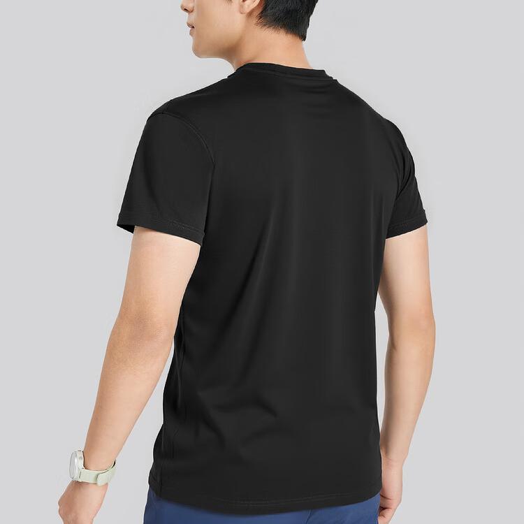 Skechers Simple Comfortable Versatile Solid Color Short Sleeve T-Shirt Unisex tops L225U199-0018