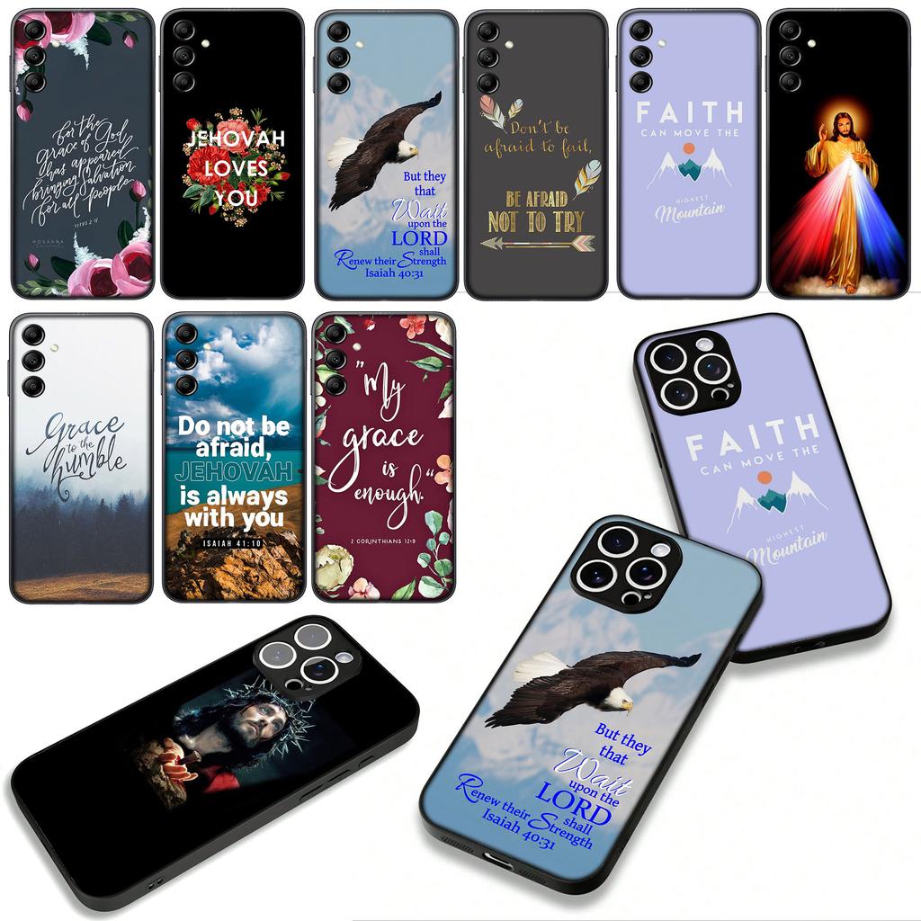 Jesus Christliches Bibelzitat Gott Christus für Motorola Moto Edge 70 60 Fusion 40 NEO 20 Pro G56 G96 G71 G73 G52 G41 G42 G51 Hülle