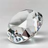 Faceted Cut Clear Crystal Diamond Romantic 60/80/100mm Big Glass Diamond Creativity Crafts Artificial Crystal Diamond