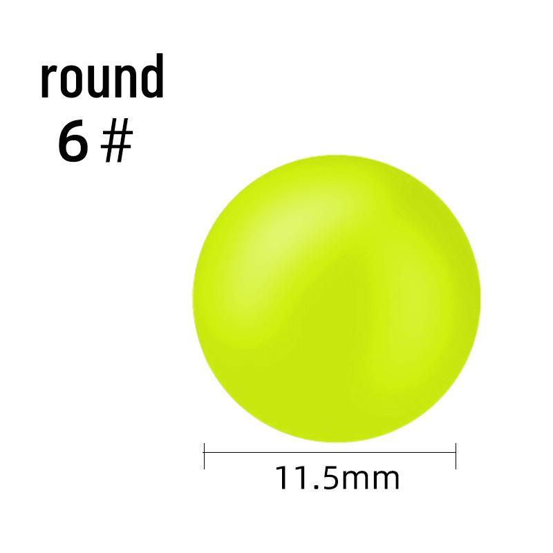 Silicone Olive-Shaped Fluorescent Fishing Float Tail Magnifier Bean