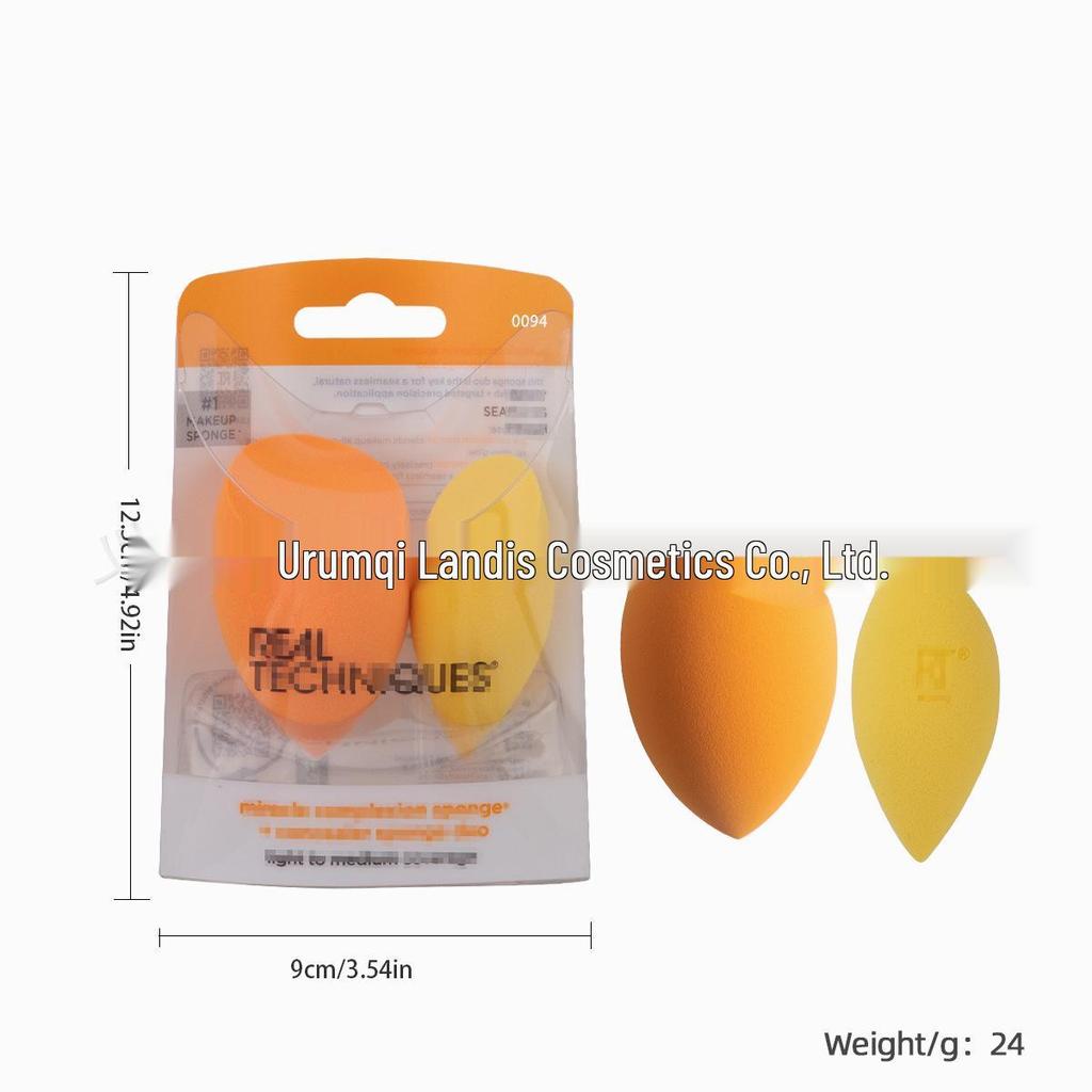 RT Series Makeup Brush & Sponge Set: Blending & Eyeshadow Brushes with Beauty Sponge