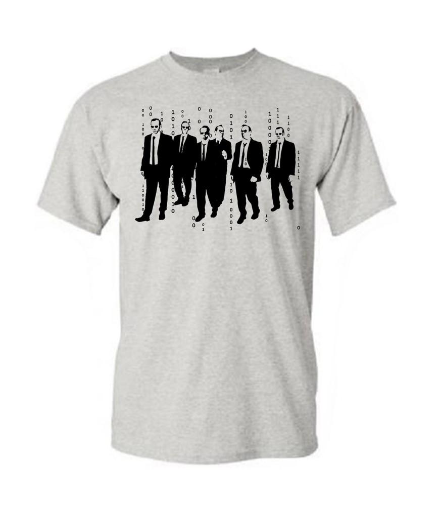 Reservoir Dogs T-Shirt Agent Smith Matrix Crossover Vintage Tarantino Classic