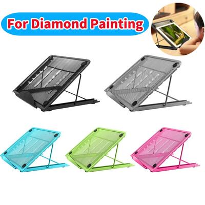 Faltbarer Ständer für A4 Diamond Painting Leuchtpad Tablet Board Halter Verstellbares Lesepult Kreuzstich Zubehör