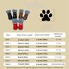 4PCS Plush Winter Pet Dog Shoes Non Slip Anti-Freezing Waterproof Dog Boots PU Leather Warm Dog Fleece Shoes Outdoor Use