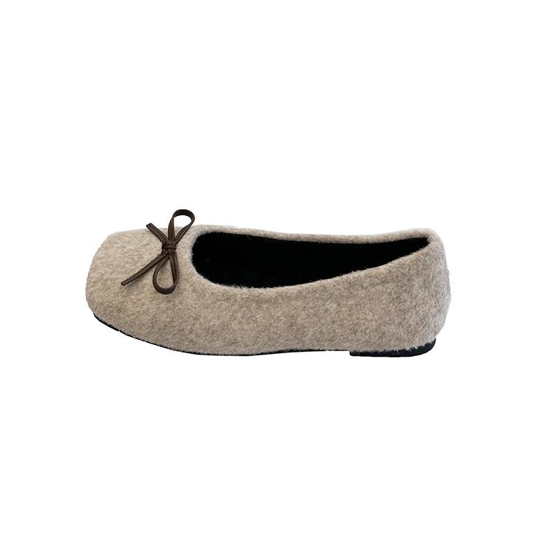 Kokarda Kobiety Puszyste Płytkie Baleriny Mokasyny Buty Kobiety Moda Zamsz Klasyczny Trampek Codzienne Buty Sportowe do Biegania Sukienka Zapatos Mujer