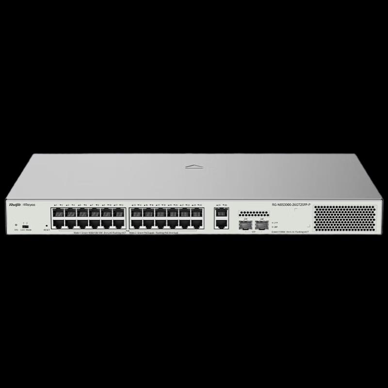 

Ruijie RG-NBS3000-26GT2SFP-P Layer 2 Managed Gigabit PoE Switch