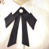College Style Bow Tie For Women With Geometric Pattern In Silk Blend For Office And Casual Wear