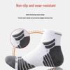 Men's Anti-Odor Marathon Running Socks - Spring/Summer Mid-Calf, Thickened Towel Bottom, Sports/Hiking, Long Distance/Basketball