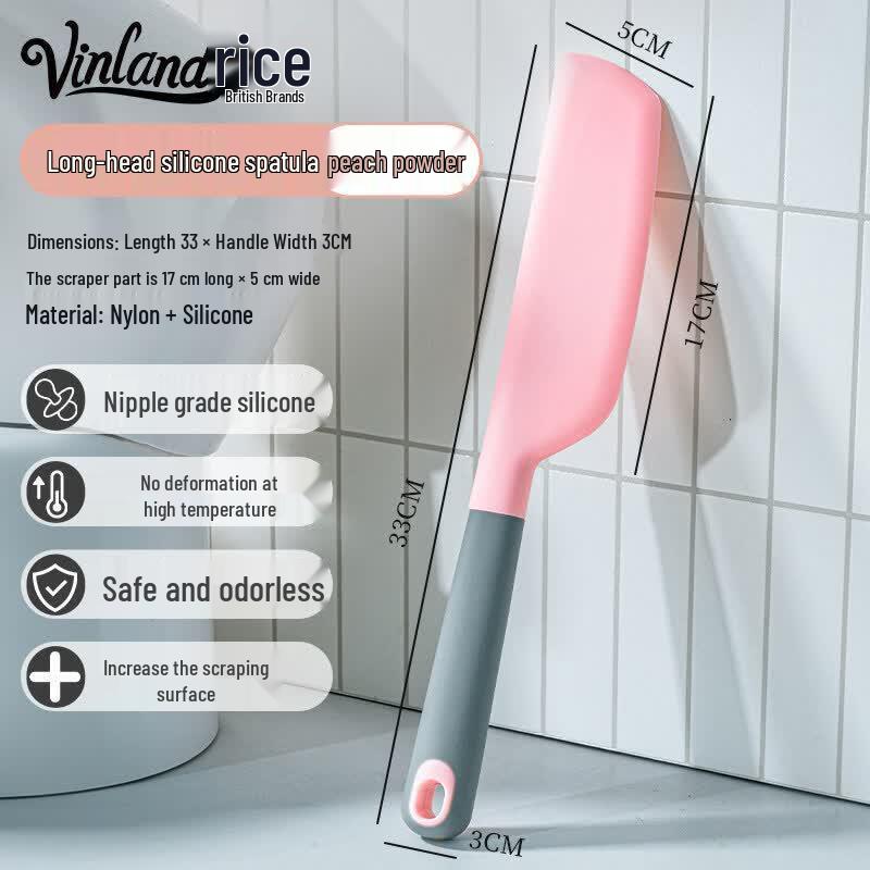 Qiwei Food-Grade Silicone Baking Scraper Spatula