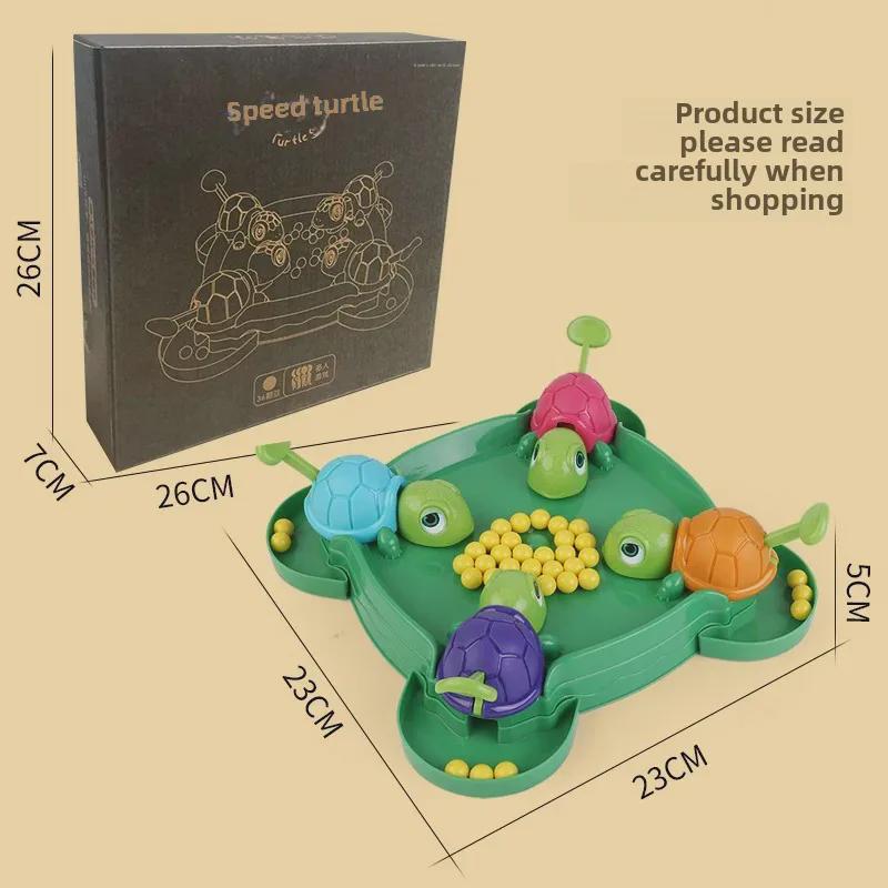 Children's Turtle Bean Eating Game - Interactive Parent-Child Educational Toy for Multiplayer Fun