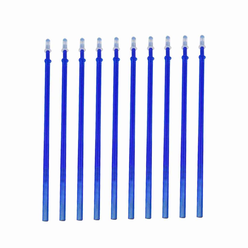 50 Pieces Blue Ink Erasable Gel Ink Pen Refills Fine Point 0.5mm Replacement Gel Pen Refills for Erasable Pens Office