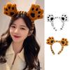 Sweet Hair Accessories Women Washing Face Hairband Delicate Tiger Paw Shape Headbands Durable Cartoon Hair Hoop for Girl