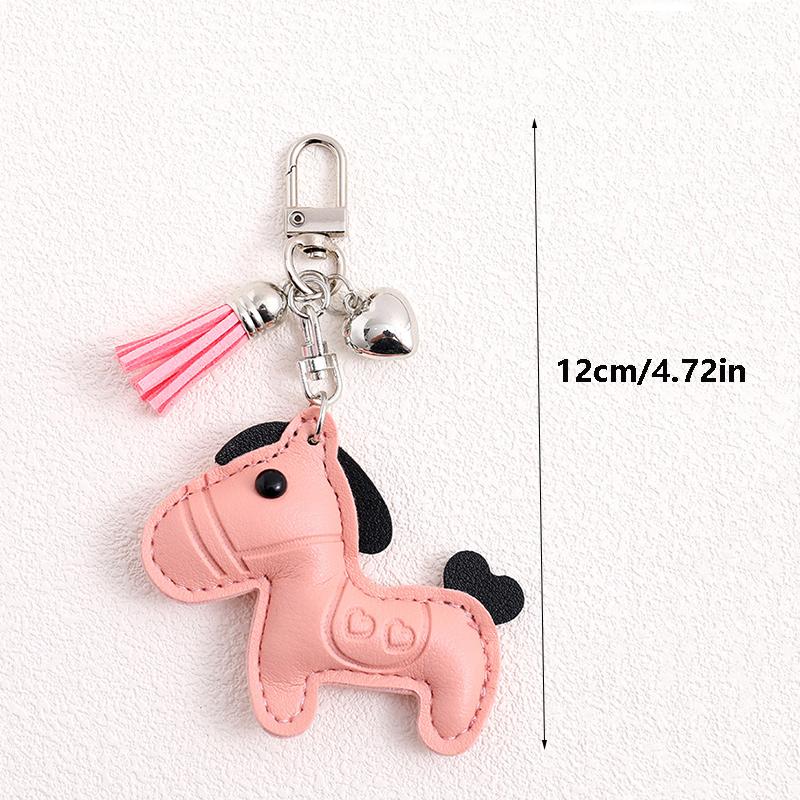 Yogodlns Faux Leather Horse Mini Backpack Hanging Handbag Pendant Bag Pendant Bags Accessories