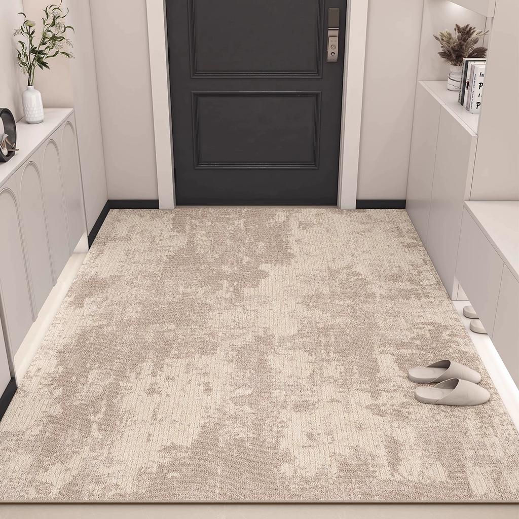 Door Floor Mat, High-End Door Floor Mat, Dirt-Resistant Pvc Leather, Leave-In Washable, Erasable, Cutting, Non-Slip Door Carpet