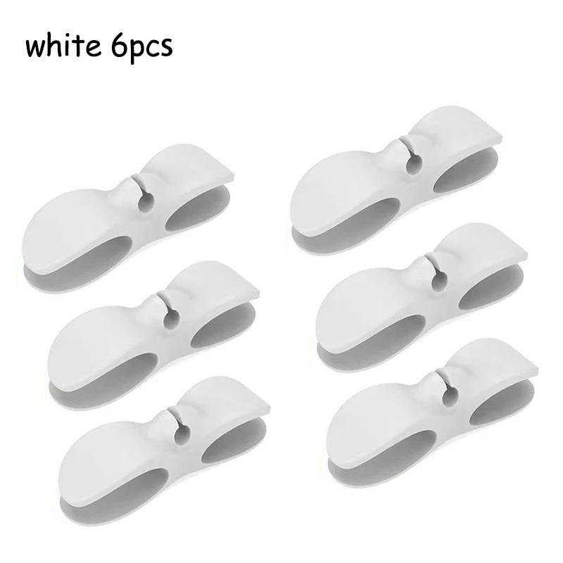6PCS Kitchen storage wire winder, household traceless plug fixed power cord organizer wire and cable management home storage tools