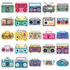 50pcs Waterproof Retro Cartoon Radio Stickers for Suitcases, Computers, and Journals