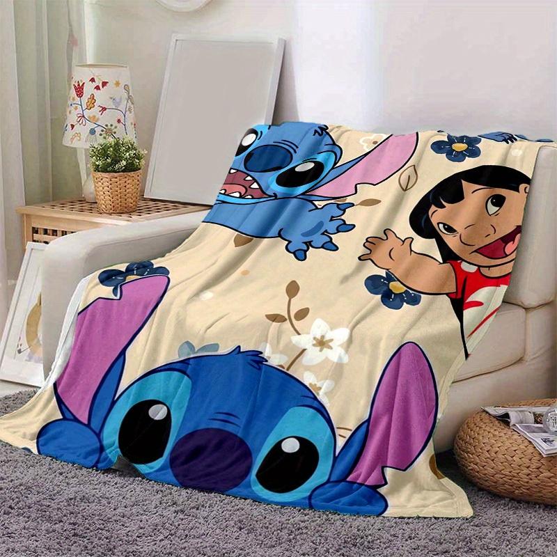 1 шт., Плед Disney Лило и Стич, Мягкий плед, Идеальный подарок на День Рождения, Рождество, День Святого Валентина, Спальня, Гостиная, Путешествия 80cmx120cm