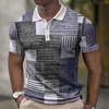 Men Polo Shirt Short Sleeve 3d Print Tops Fashion Polyester Breathable Comfortable Polos Shirts