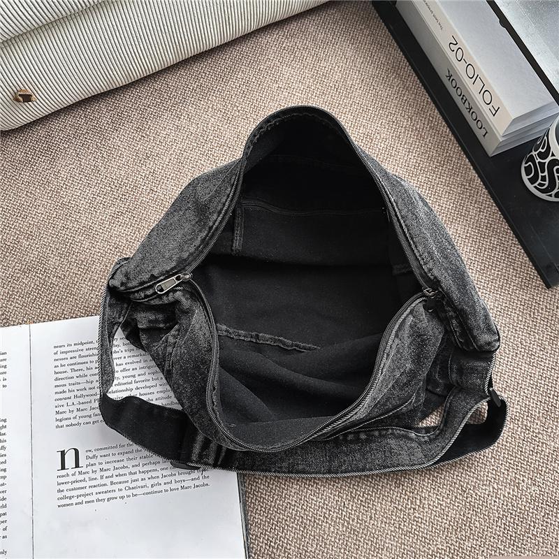 Crossbody Bag Women's Bag Large Capacity Shoulder Bag Commuter Denim Bag