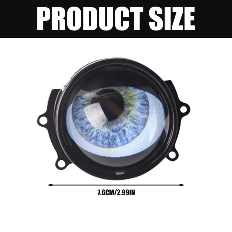 Auto Lens Lamp 8 Modes Adjustment 12V LED Dynamic Eye Headlights Car Headlight Assembly Auto Accessories