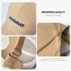 Empty top letter sunshade children hard top embroidery letters show face small sunscreen cap outdoor sports cap tide