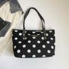 Dot Pattern Single-shoulder Tote Backpack for Commuting and Casual Use