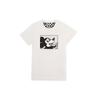SS22 Mickey Pattern Round Neck Pullover Short Sleeve T-Shirt Men Tops White CB824-WHT
