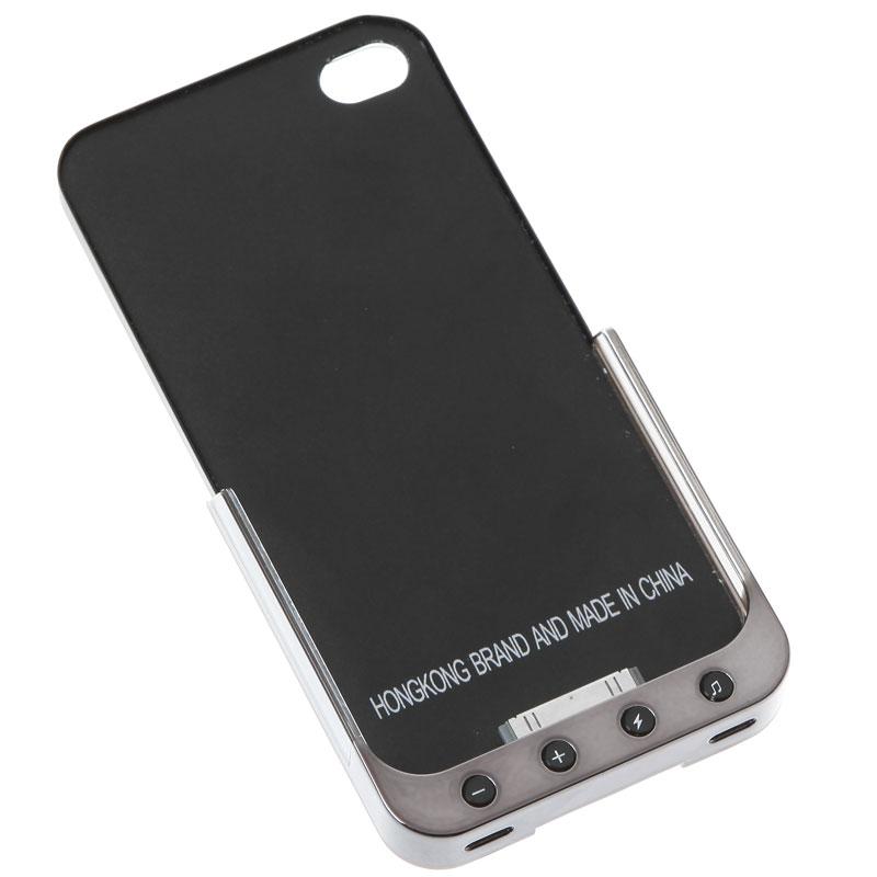 

Backup Battery Case with Stereo Speaker Fit for 4 4S