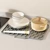 Silicone Dish Drying Mat with Built-in Drain Dish Drain Mat Non-Slip Dish Draining Mat for Kitchen Counter
