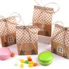 Kraft Paper Christmas Cottage Wedding Candy Box