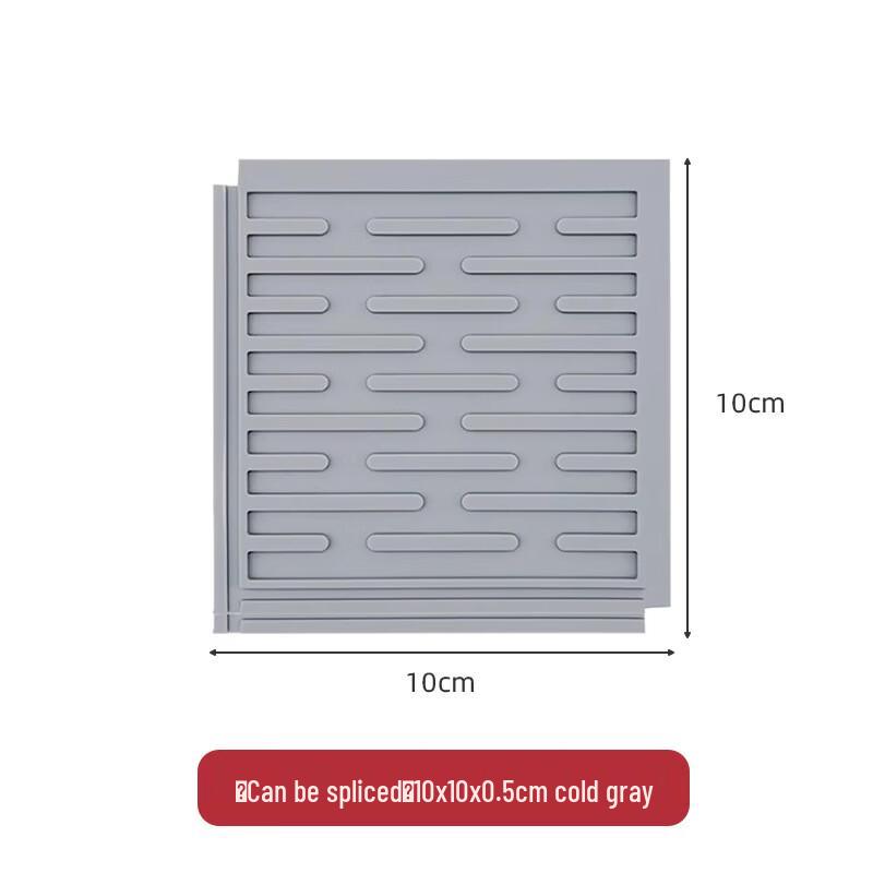 Модульный силиконовый дренажный и противоскользящий коврик (3-Pack)